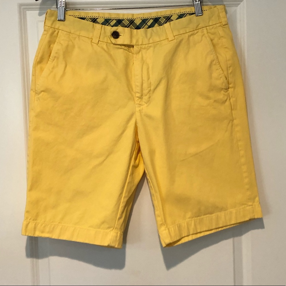 Brooks Brothers Yellow Bermuda Shorts